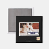 Ich jage schlechte Fahnen Magnet (Vorderseite/Rückseite)