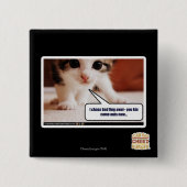 Ich jage schlechtes fing awai button (Vorderseite)