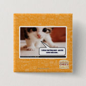 Ich jage schlechtes fing awai button (Vorderseite)