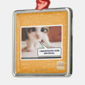 Ich jage schlechtes fing awai ornament aus metall (Links)