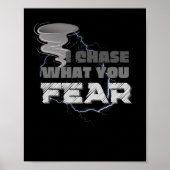 Ich jage, was Sie fürchten Tornado Chaser Poster (Vorne)
