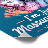 Ich Jesus Heilt Als Massagetherapeut Poster (Ecke)