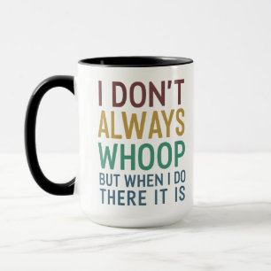 Ich jubele nicht immer, aber wenn ich es tue, dann tasse
