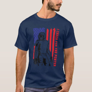 Ich juble für den Punter Football Vintag USA US-am T-Shirt