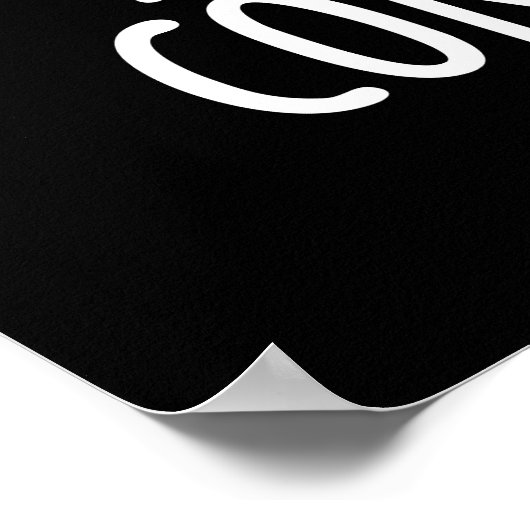 Ich Juice kann Niedliche Orangenpuppe dunkle BG ni Poster (Ecke)