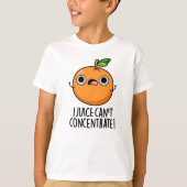 Ich Juice kann Niedliche Orangenpuppe nicht konzen T-Shirt (Vorderseite)