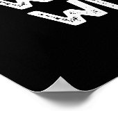 Ich Julin will mit dir lustige Früchte Pun Dark BG Poster (Ecke)