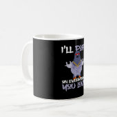 Ich Kack auf alles, was Sie Liebe Taube Kaffeetasse (Vorderseite Links)