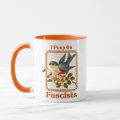 Ich kackte auf Faschisten Tasse (Links)