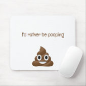 Ich Kackte eher lustige Poo-Emoji Mousepad (Mit Mouse)