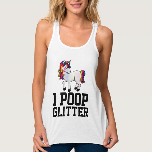 Ich KACKTE GLITZER T - SHIRT T-SHIRTS (Vorderseite)