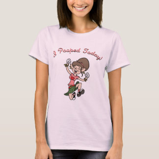 Ich kackte heute! - f T-Shirt