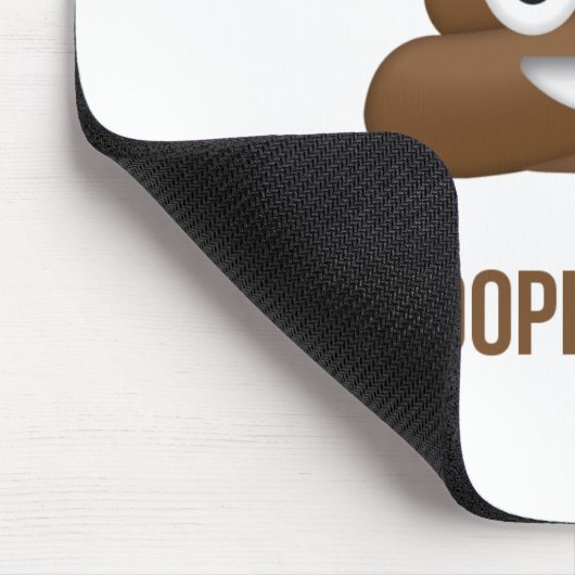 Ich Kackte heute Funny Emoticon Mousepad (Ecke)