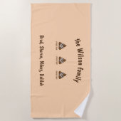 Ich Kackte heute Funny Emoticon Strandtuch (Vorderseite)