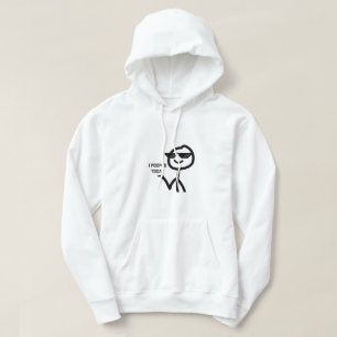 Ich Kackte heute Funny Stickman Meme Hoodie