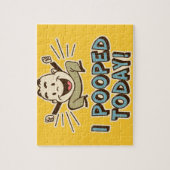 Ich Kackte heute Funny Toilet Spaß Puzzle (Vertikal)