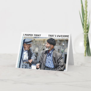 ICH KACKTE HEUTE GEFÄHRLICH ÜBER DIE HILFE-GEBURTS KARTE