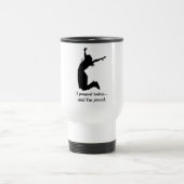 "Ich kackte heute" humorvoll ein Reisebecher (Mittel)