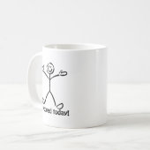 Ich kackte heute kaffeetasse (Vorderseite Links)