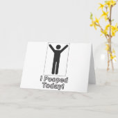 Ich kackte heute karte (Gelbe Blume)