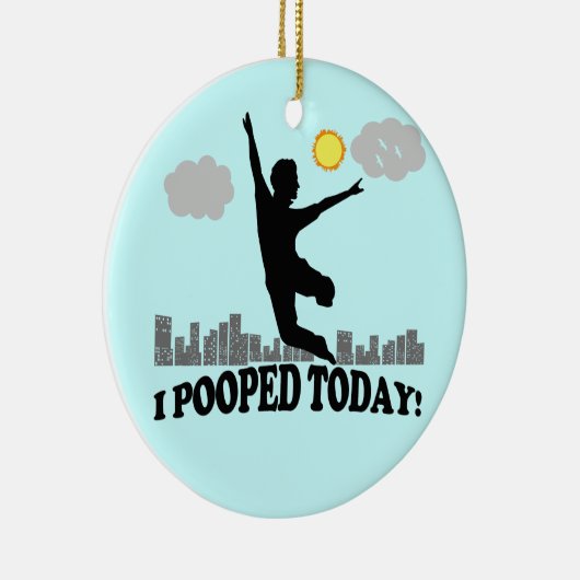 Ich kackte heute keramikornament (Rechts)
