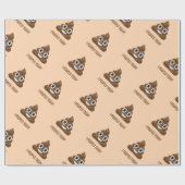 Ich kackte heute lächelnden Poo Emoticon Geschenkpapier (Flach)