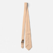 Ich kackte heute lustigen Emoticon Krawatte (Rückseite)