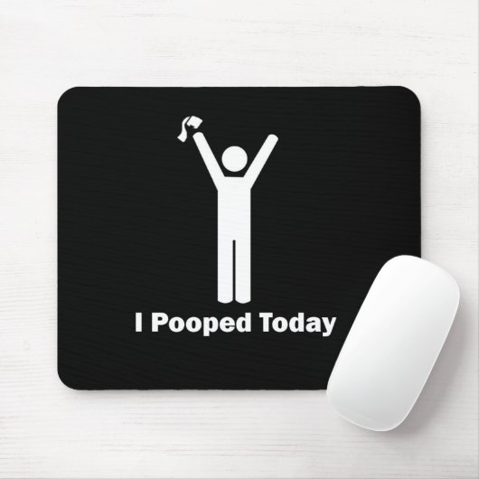 Ich kackte heute mousepad (Mit Mouse)