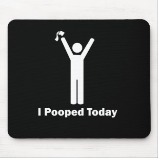 Ich kackte heute mousepad