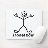 Ich kackte heute mousepad (Mit Mouse)