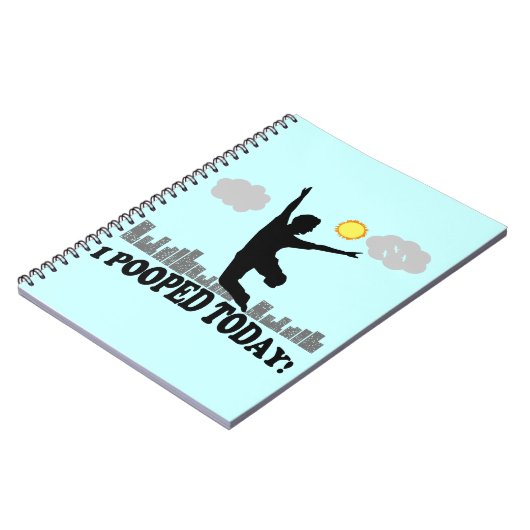 Ich kackte heute notizblock (Linke Seite)