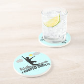 Ich kackte heute sandstein untersetzer (Seite)