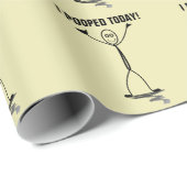 ICH KACKTE HEUTE! ÜBER DEM HÜGEL GESCHENKPAPIER (Rolleneckpunkt)