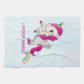 Ich Kackte Magic Funny Unicorn Sprichwort Geschirrtuch (Horizontal)