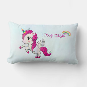 Ich Kackte Magic Funny Unicorn Sprichwort Lendenkissen