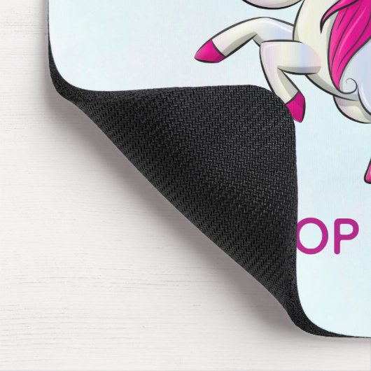 Ich Kackte Magic Funny Unicorn Sprichwort Mousepad (Ecke)