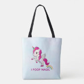 Ich Kackte Magic Funny Unicorn Sprichwort Tasche (Rückseite)