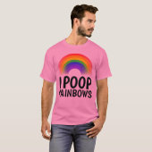 Ich KACKTE RAINBOWS-T - Shirt (Vorne ganz)