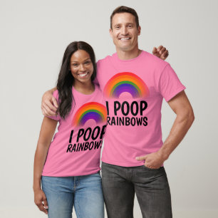 Ich KACKTE RAINBOWS-T - Shirt