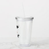 Ich Kackte viel Acryltrinkbecher (Links)