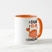 Ich kam, als Claw I Kawaii Crab eroberte Tasse (VorderseiteRechts)