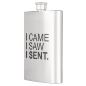 Ich kam, als ich sah, dass ich abgeschickt habe flachmann (Links)