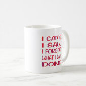 Ich kam, als ich sah, dass ich vergessen habe, was kaffeetasse (VorderseiteRechts)