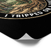 Ich kam, als ich sah, wie ich auf einem unüberwind poster (Ecke)