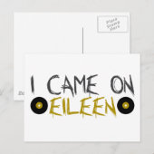 Ich kam auf Eileen Postkarte (Vorne/Hinten)