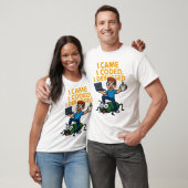 Ich kam, ich codierte, ich debuggte lustiges Progr T-Shirt (Unisex)