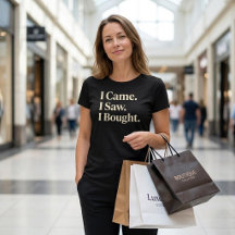 Ich kam. Ich habe gesehen. Ich habe gekauft.