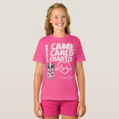 Ich kam, ich kümmerte mich, ich zeichnete - Kranke T-Shirt (Vorne ganz)