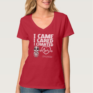 Ich kam, ich kümmerte mich, ich zeichnete - Kranke T-Shirt