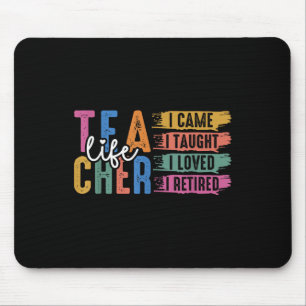Ich kam ich lehrte ich liebte ich ging in Rente Le Mousepad